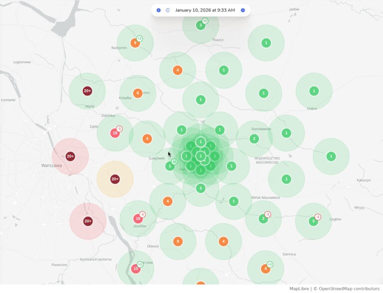 Mapa pozycji Localo – Shademore przed, 10.01.2026